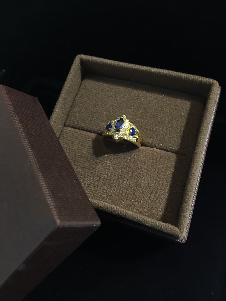 YELLOW GOLD SF RING