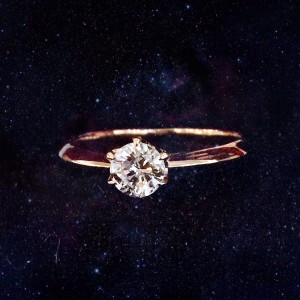 0.5ct rose gold ring