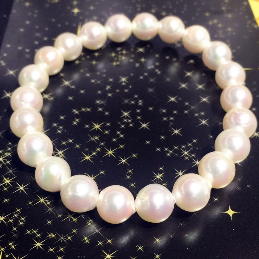 Salt water pearl bracelet