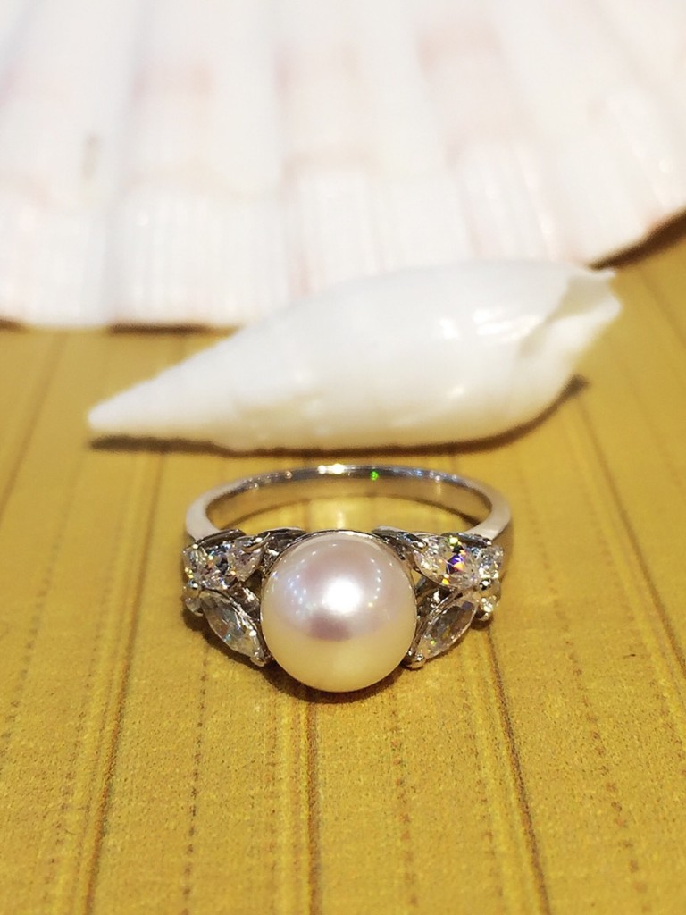 akoya pearl ring