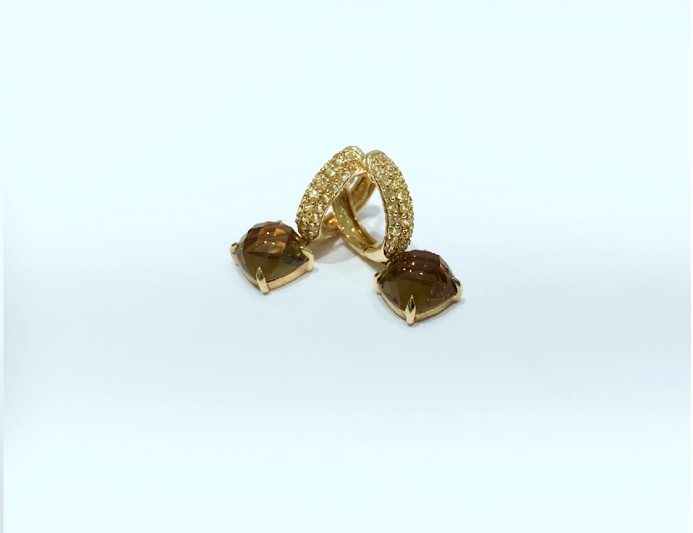 smoky-quart-earring