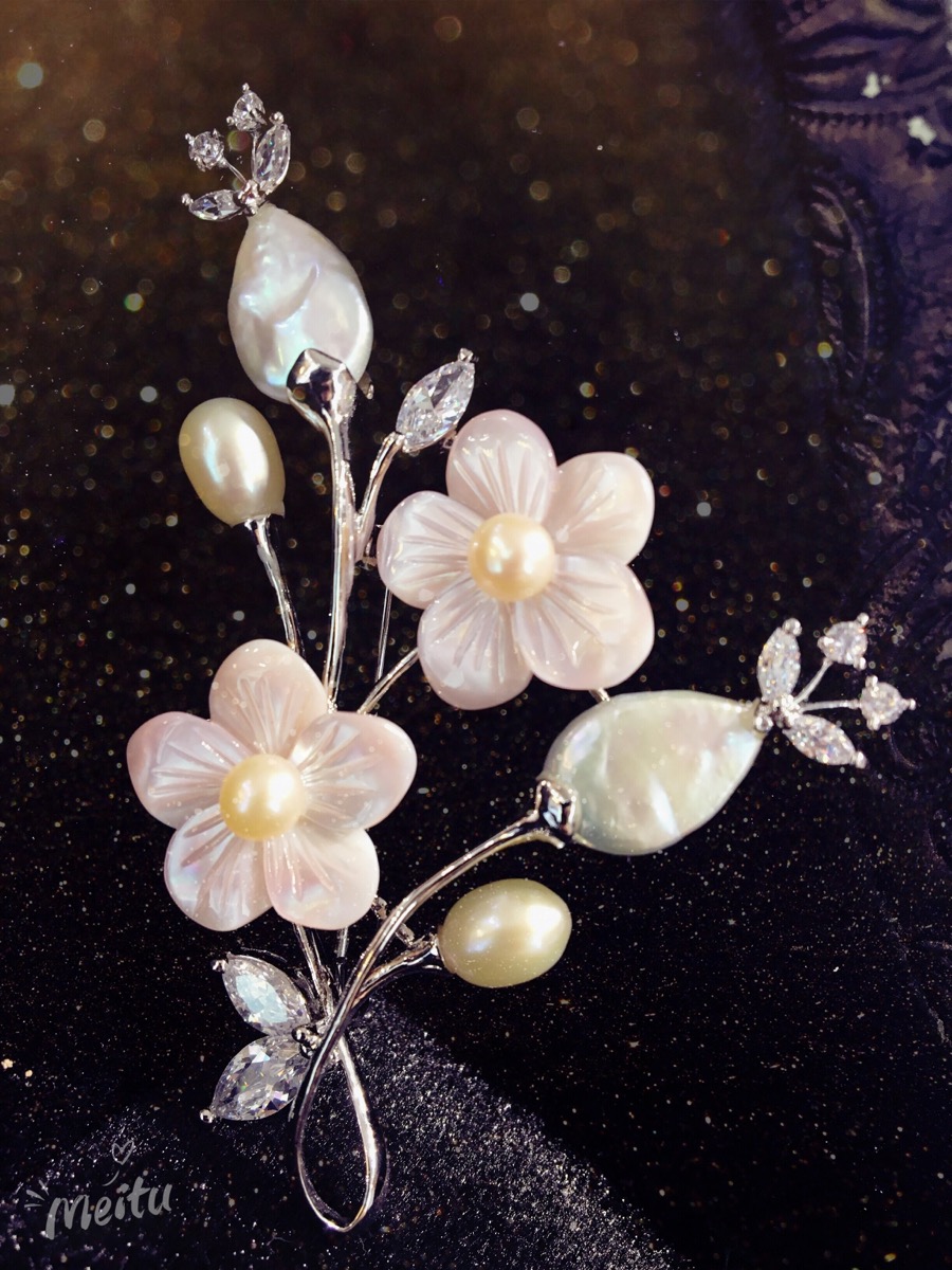 pearl brooch
