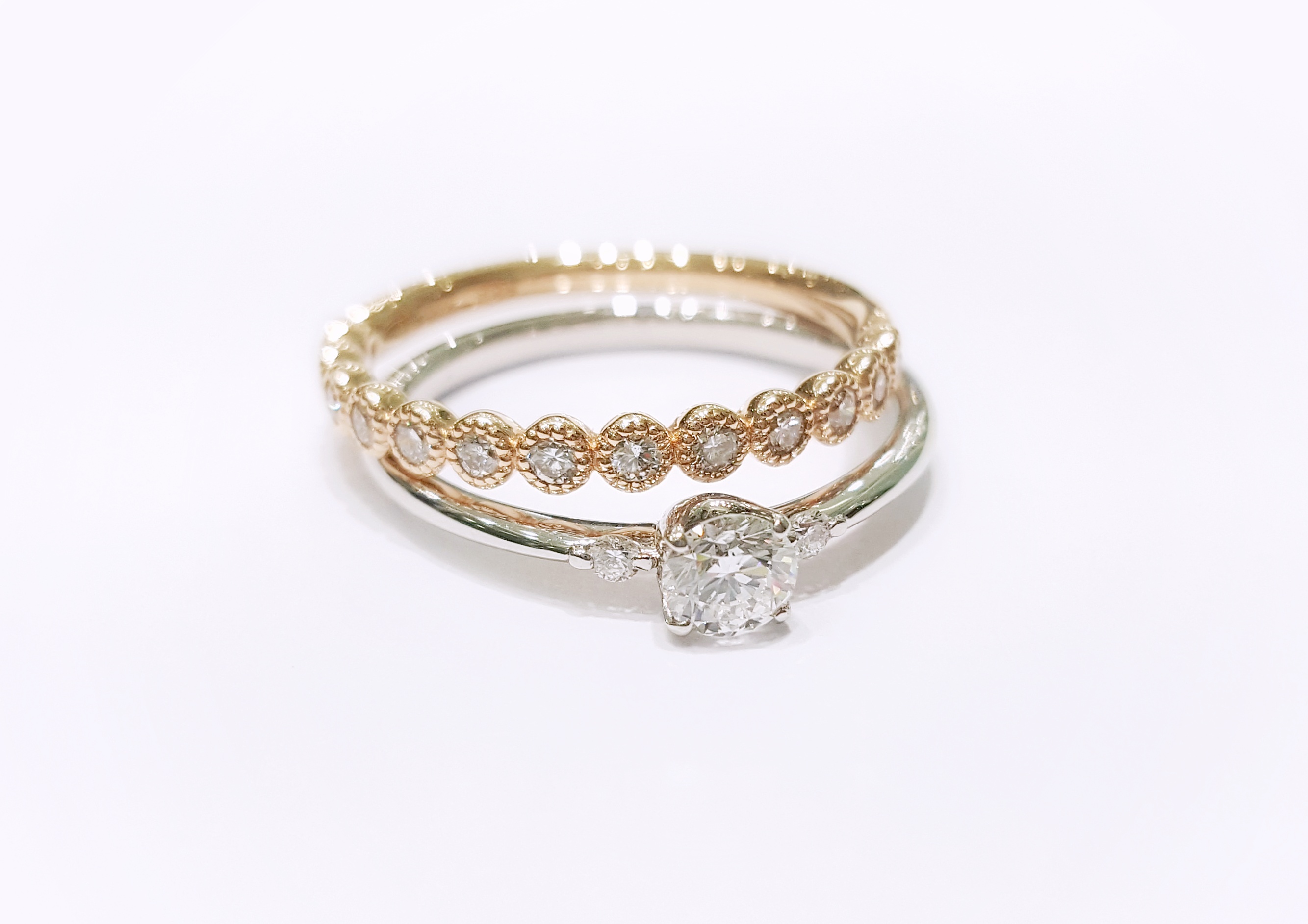 Venus Tears Rose Gold Rings