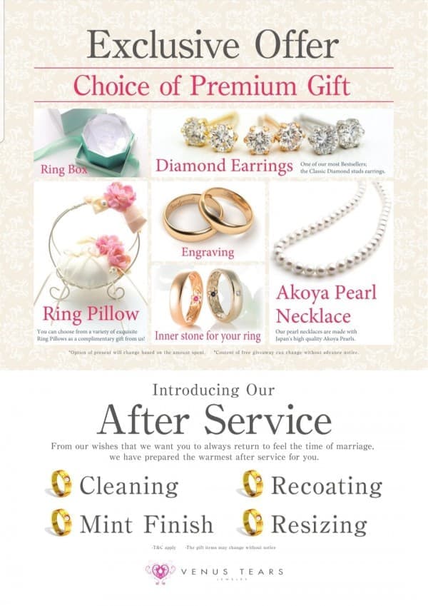 Savour The After Services - VENUS TEARS - Wedding Bands / Engagement Ring